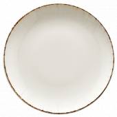Тарелка глубокая 500мл 200 мм фарфор Gourmet Retro Bonna E100GRM20CK коричневый край b
