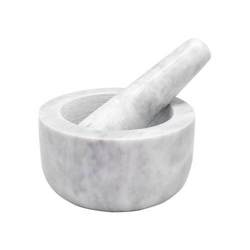 Ступка d=120 мм. h=70 мм. с пестиком 130 мм., мрамор VB FIH 896