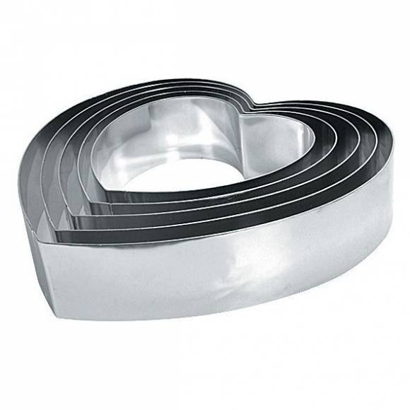 Форма-резак "Сердце" 21*20*5 см, нерж, Proff Cuisine RING-HA-23/5