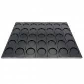 Лист для выпечки гамбургеров 90 мм 600*400 с антипригарным покрытием Лист для выпечки гамбургеров 90 мм 600*400 с антипригарным покрытием