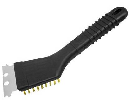 Щетка для чистки решеток барбекю 220мм Fackelmann 3633 41586 46766 /6/ Щетка для чистки решеток барбекю 220мм Fackelmann 3633 41586 46766 /6/