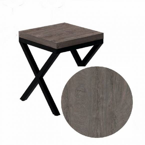 Табурет 380х380х450 Х-образный Дуб Рошелье Табурет 380х380х450 Х-образный Дуб Рошелье