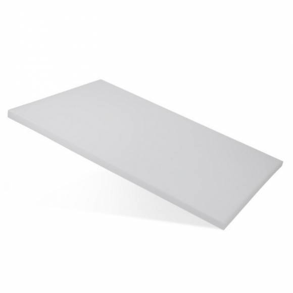 Доска разделочная 350х260х8мм белая пластик Luxstah мки167