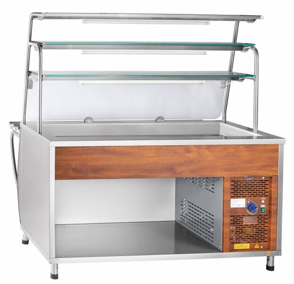 Прилавок для холодных закусок Абат ПВВ(Н)-70Т-01-НШ Премьер кашированный Прилавок для холодных закусок Абат ПВВ(Н)-70Т-01-НШ Премьер кашированный