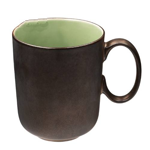 Кружка «Сейдж»; фарфор; 400мл; зелен., бронз. «Кунстверк» HL344510 Кружка «Сейдж»; фарфор; 400мл; зелен., бронз. «Кунстверк» HL344510