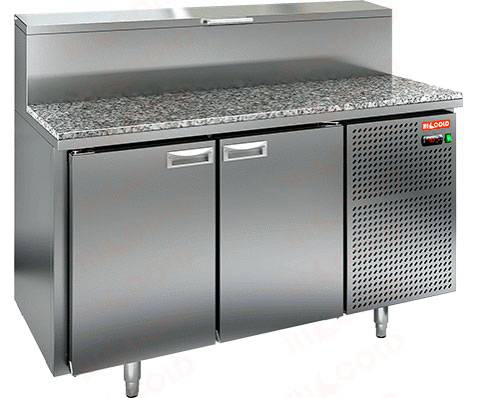 Стол холодильный для пиццы Hicold PZ2-11GN (1/6) камень Стол холодильный для пиццы Hicold PZ2-11GN (1/6) камень