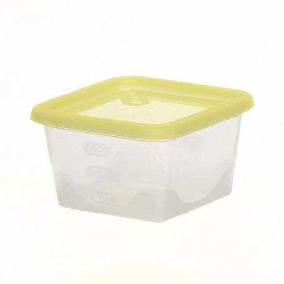 Контейнер для продуктов 0,33л "Fusion" желтый