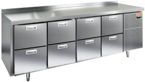 Стол холодильный Hicold SN2222/TN 8 ящиков