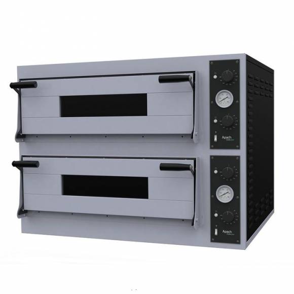Печь для пиццы 2-камерная Apach AMM44 P 4+4