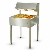 Мармит для картофеля фри 2-ламповый напольный Atesy МФ-655/3 Мармит для картофеля фри 2-ламповый напольный Atesy МФ-655/3