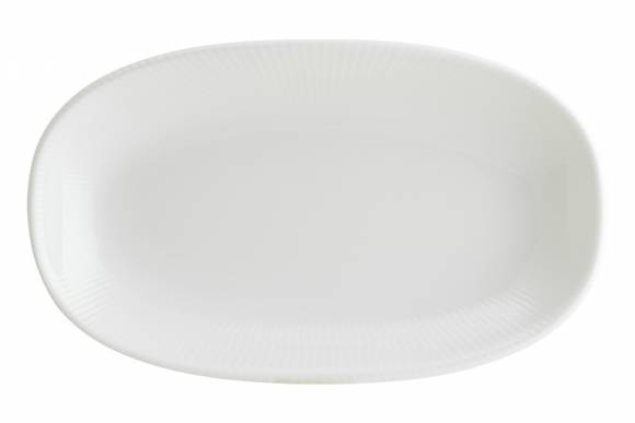 Блюдо овальное 340*190 мм. Ирис Белый, форма Гурмэ Bonna IRSWHGRM34OKY b