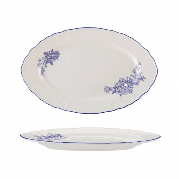 Блюдо овальное 35 см Sea Flower P.L. Proff Cuisine NY-YQA4767B-OP-M-14X6 Блюдо овальное 35 см Sea Flower P.L. Proff Cuisine NY-YQA4767B-OP-M-14X6