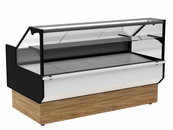 Витрина морозильная Полюс GC95 SL 1,0-1 0013-0430 (ВХСн-1,0 Carboma GC95 KombiLux) (0107 Ольха)