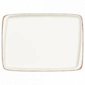 Тарелка прямоугольная 23х16см фарфор Moove Retro Bonna E100MOV26DT b