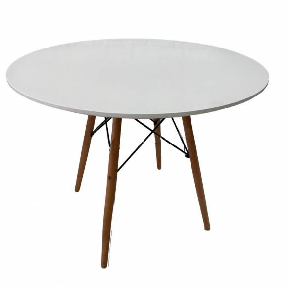 Стол обеденный DT-02 1000*1000 белый