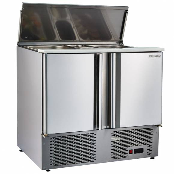 Стол холодильный саладетта Polair Grande TMi2GNsal-G GN1/1+1/4  2 двери
