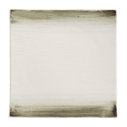 Тарелка квадратная «Айсио»; фарфор; H=31, L=196, B=196мм; белый, серый T8600948 Тарелка квадратная «Айсио»; фарфор; H=31, L=196, B=196мм; белый, серый T8600948