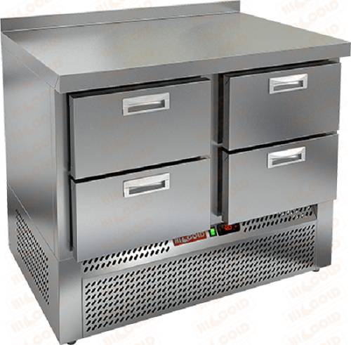 Стол холодильный Hicold SNE 22/TN 4 ящика (агрегат внизу) Стол холодильный Hicold SNE 22/TN 4 ящика (агрегат внизу)