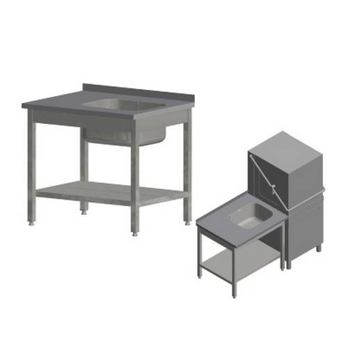 Стол для грязной посуды Kayman для п/м Tatra СПМ-121/0907 левый