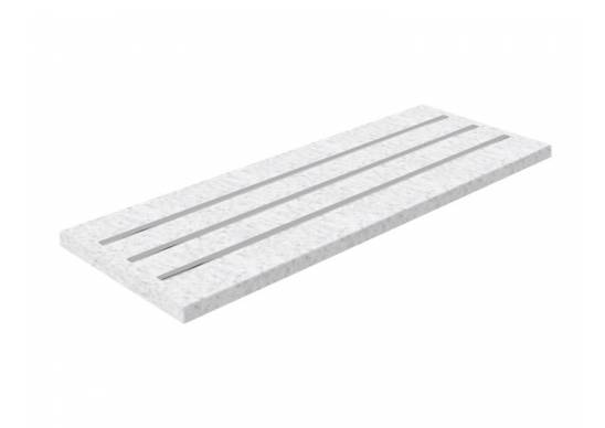 Столешница из искусственного камня (LG Hi-Macs серия S и G) под подносы для линии раздачи LUXSTAHL 1 Столешница из искусственного камня (LG Hi-Macs серия S и G) под подносы для линии раздачи LUXSTAHL 1