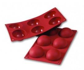 Форма силиконовая "Полусфера" Martellato SF002/N 6 порций Форма силиконовая "Полусфера" Martellato SF002/N 6 порций