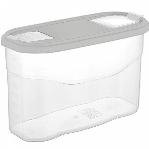 Банка для сыпучих прод. 2500 мл. 245*105*175 мм. с пластик. крышкой 73037 Банка для сыпучих прод. 2500 мл. 245*105*175 мм. с пластик. крышкой 73037