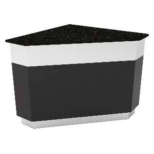 Прилавок угловой внешний Stone Island Gastrolux ПНУ-Н/SI Прилавок угловой внешний Stone Island Gastrolux ПНУ-Н/SI