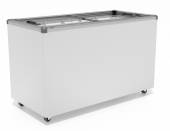 Ларь морозильный Frostor Gellar FG 400 C v25 серый с прямым стеклом