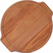 Доска для пиццы 350х20мм бук промасленный с ушками 8008