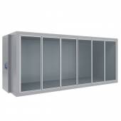 Камера холодильная со стеклянным фронтом Polair КХН-11,44 СФ 4835х1360х2200 шесть дверей Х7 Камера холодильная со стеклянным фронтом Polair КХН-11,44 СФ 4835х1360х2200 шесть дверей Х7