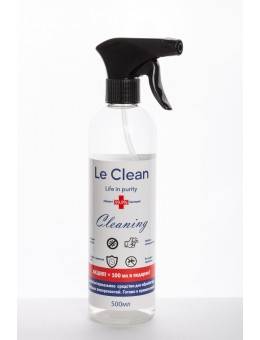 Антибактериальное средство для обработки твердых поверхностей 500мл Le Clean CLEANING /24/
