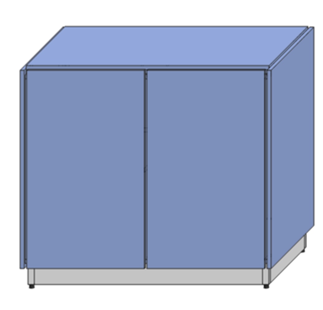 Модульные основы базовые МОБ-Д (с дверями и полками) серия RD2 из ЛДСП 