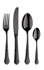 Столовые приборы Pintinox серия Settecento Black (Италия)